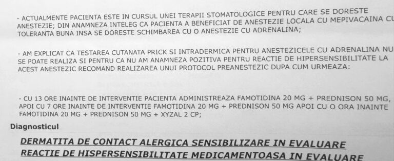 Raluca Oana Cîțu păreri - Recenzie tratament alergii 3 Dr. Citu - Diagnostic