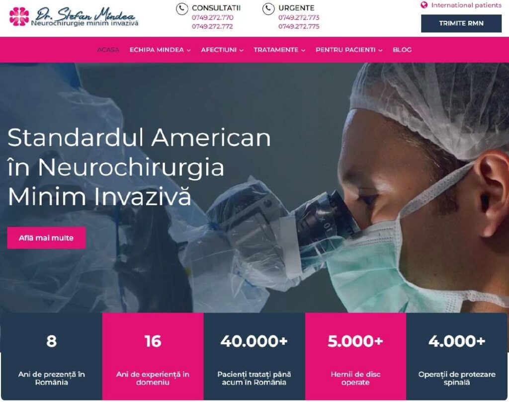 Informatii despre doctorul Ștefan Mindea